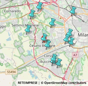 Mappa Via Gozzoli Benozzo, 20152 Milano MI, Italia (3.88538)