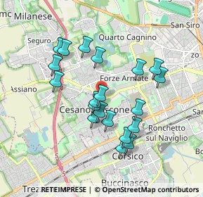 Mappa Via Gozzoli Benozzo, 20152 Milano MI, Italia (1.619)