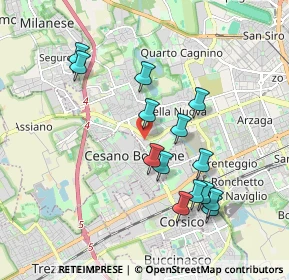 Mappa Via Gozzoli Benozzo, 20152 Milano MI, Italia (1.80929)