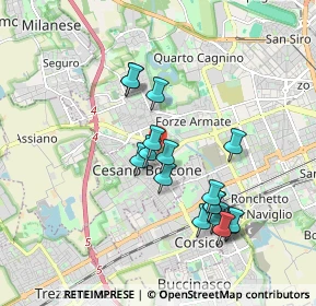 Mappa Via Gozzoli Benozzo, 20152 Milano MI, Italia (1.66235)