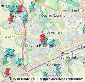 Mappa Via Gozzoli Benozzo, 20152 Milano MI, Italia (3.04111)