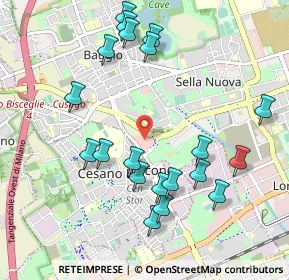 Mappa Via Gozzoli Benozzo, 20152 Milano MI, Italia (1.07)