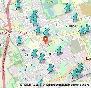Mappa Via Gozzoli Benozzo, 20152 Milano MI, Italia (1.2735)
