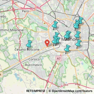 Mappa Via degli Zuccaro, 20146 Milano MI, Italia (3.98846)