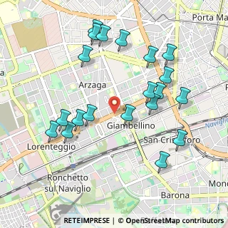 Mappa Via degli Zuccaro, 20146 Milano MI, Italia (1.05)