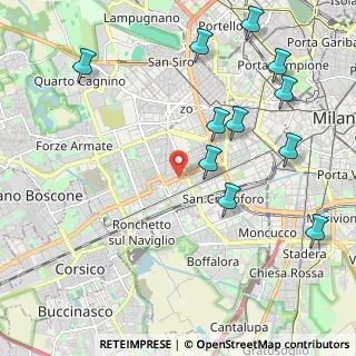 Mappa Via degli Zuccaro, 20146 Milano MI, Italia (2.44273)