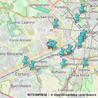 Mappa Via degli Zuccaro, 20146 Milano MI, Italia (2.24313)