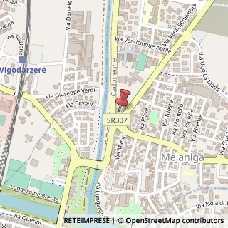 Mappa Piazzale Castagnara, 1, 35010 Cadoneghe, Padova (Veneto)