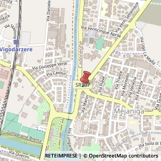Mappa Piazzale Castagnara, 2, 35010 Cadoneghe, Padova (Veneto)