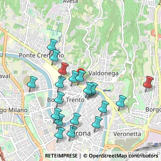 Mappa Via Giovanni Vincenti, 37128 Verona VR, Italia (1.0385)