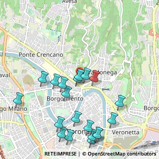 Mappa Via Giovanni Vincenti, 37128 Verona VR, Italia (1.201)