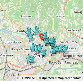 Mappa Via Giovanni Vincenti, 37128 Verona VR, Italia (1.44421)