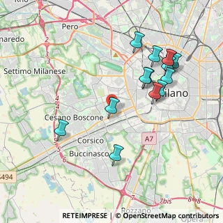 Mappa Via delle Viole, 20147 Milano MI, Italia (4.02786)