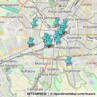 Mappa Via Argelati, 20143 Milano MI, Italia (1.30467)