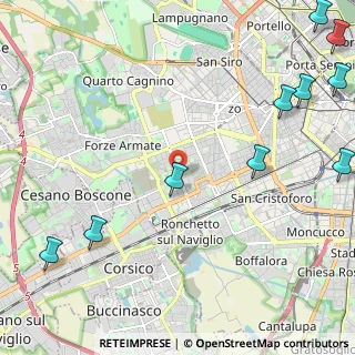 Mappa Via del Lucarino, 20147 Milano MI, Italia (3.565)
