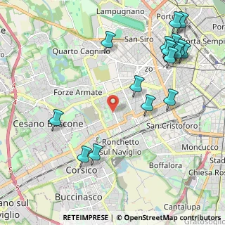 Mappa Via del Lucarino, 20147 Milano MI, Italia (2.61824)