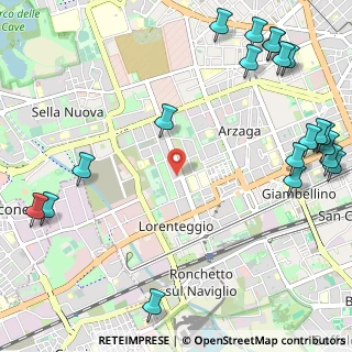 Mappa Via del Lucarino, 20147 Milano MI, Italia (1.617)