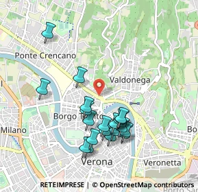 Mappa Via Camillo Banzatti, 37128 Verona VR, Italia (0.9115)