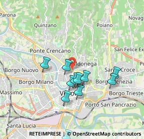 Mappa Via Camillo Banzatti, 37128 Verona VR, Italia (1.70636)