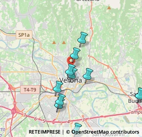 Mappa Via Camillo Banzatti, 37128 Verona VR, Italia (4.14727)