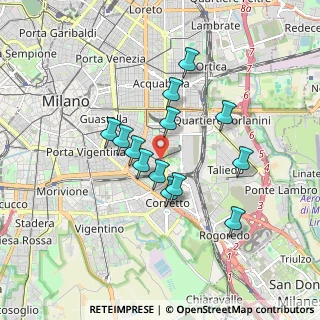 Mappa Via Venosa, 20137 Milano MI, Italia (1.42923)