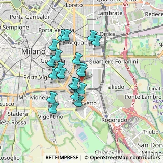 Mappa Via Venosa, 20137 Milano MI, Italia (1.4425)