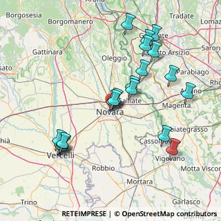 Mappa Corso Giuseppe Garibaldi, 28100 Novara NO, Italia (16.3195)