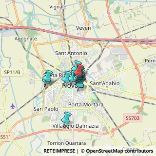 Mappa Corso Giuseppe Garibaldi, 28100 Novara NO, Italia (0.86333)
