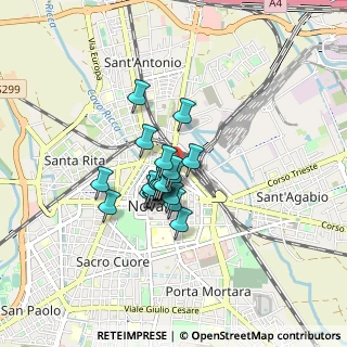 Mappa Corso Giuseppe Garibaldi, 28100 Novara NO, Italia (0.525)