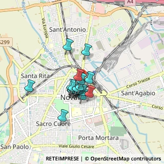 Mappa Corso Giuseppe Garibaldi, 28100 Novara NO, Italia (0.5505)