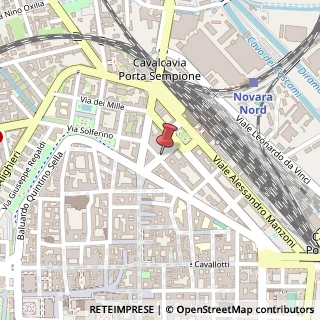 Mappa Corso Giuseppe Garibaldi, 20, 28100 Novara, Novara (Piemonte)