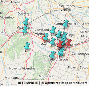 Mappa Via Galileo Galilei, 35030 Veggiano PD, Italia (11.97118)