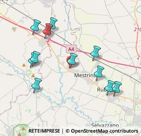 Mappa Via Galileo Galilei, 35030 Veggiano PD, Italia (4.03273)