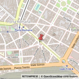 Mappa Piazza Bruno Buozzi, 2, 20135 Milano, Milano (Lombardia)