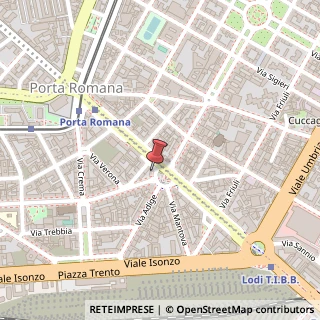 Mappa Via Piacenza, 17, 20135 Milano, Milano (Lombardia)