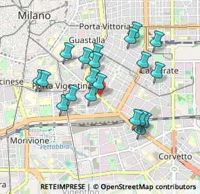 Mappa Via Lazzaro Papi angolo, 20135 Milano MI, Italia (0.844)