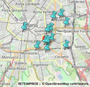 Mappa Via Lazzaro Papi angolo, 20135 Milano MI, Italia (1.25667)