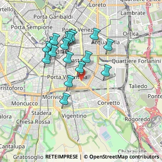 Mappa Via Lazzaro Papi angolo, 20135 Milano MI, Italia (1.66941)