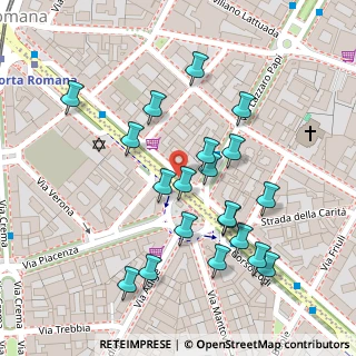 Mappa Via Lazzaro Papi angolo, 20135 Milano MI, Italia (0.121)
