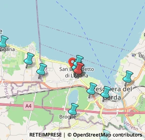 Mappa Via Bell'Italia, 37010 Peschiera del Garda VR, Italia (1.86692)