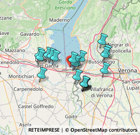 Mappa Via Bell'Italia, 37010 Peschiera del Garda VR, Italia (10.4985)