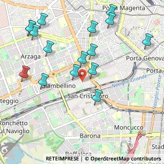 Mappa Via Savona, 20143 Milano MI, Italia (1.21313)