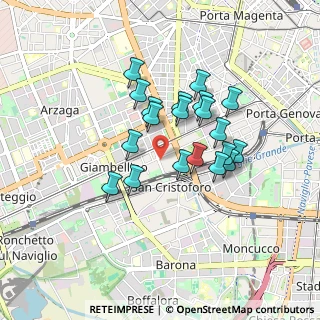 Mappa Via Savona, 20143 Milano MI, Italia (0.704)