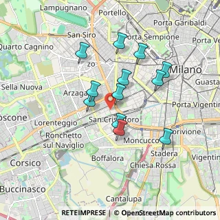 Mappa Via Savona, 20143 Milano MI, Italia (1.5175)