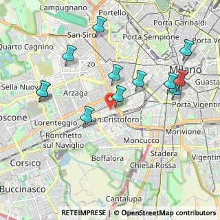 Mappa Via Savona, 20143 Milano MI, Italia (2.11)