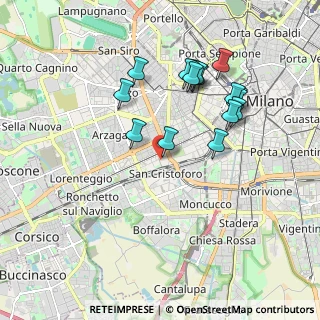 Mappa Via Savona, 20143 Milano MI, Italia (1.8325)