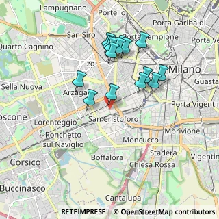 Mappa Via Savona, 20143 Milano MI, Italia (1.71)