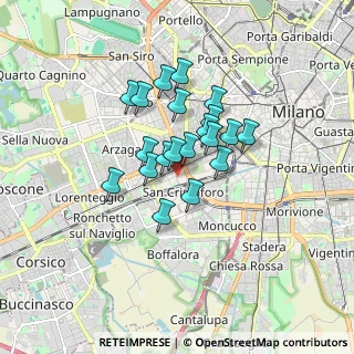 Mappa Via Savona, 20143 Milano MI, Italia (1.205)