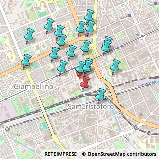 Mappa Via Savona, 20124 Milano MI, Italia (0.447)