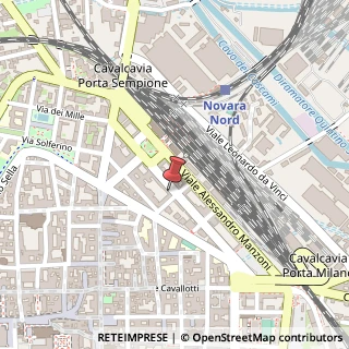 Mappa Via San Francesco D'Assisi, 16, 28100 Novara, Novara (Piemonte)